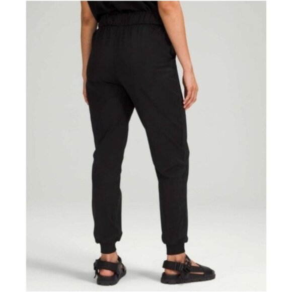 Lululemon Stretch High Rise Jogger Pants Black - Picture 2 of 10